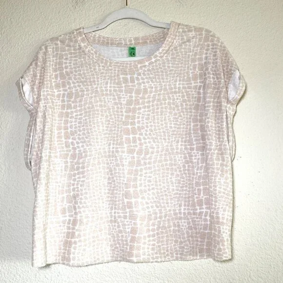 Honeydew Intimates French Terry Short Sleeve Tee Matching Lounge Pajama Set - Picture 2 of 7